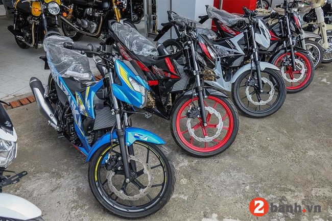 Suzuki Satria 2025 với thiết kế Hyper-underbone thể thao và màu sắc mới