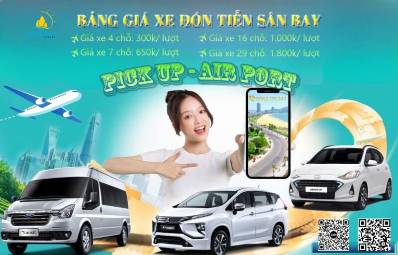 Tài xế chuyên nghiệp và xe đời mới cho dịch vụ đưa đón sân bay