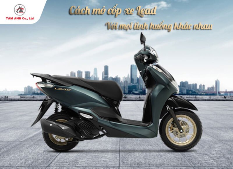 Cách mở cốp xe Lead đơn giản và nhanh chóng