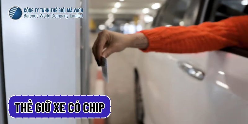 Thẻ giữ xe có chip điện tử hỗ trợ hệ thống đỗ xe tự động