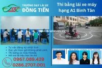 Thi bằng lái xe máy hạng A1 tại Bình Tân