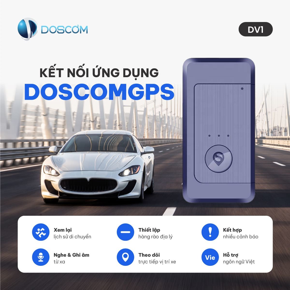 Thiết bị định vị hỗ trợ quản lý và giám sát xe trực tiếp