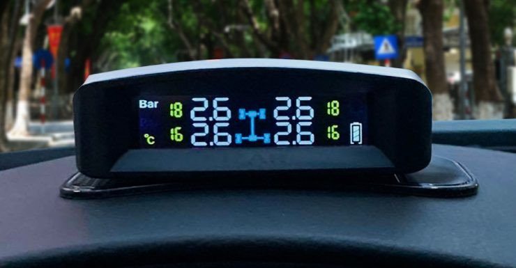 Thiết bị giám sát áp suất lốp xe điện mini