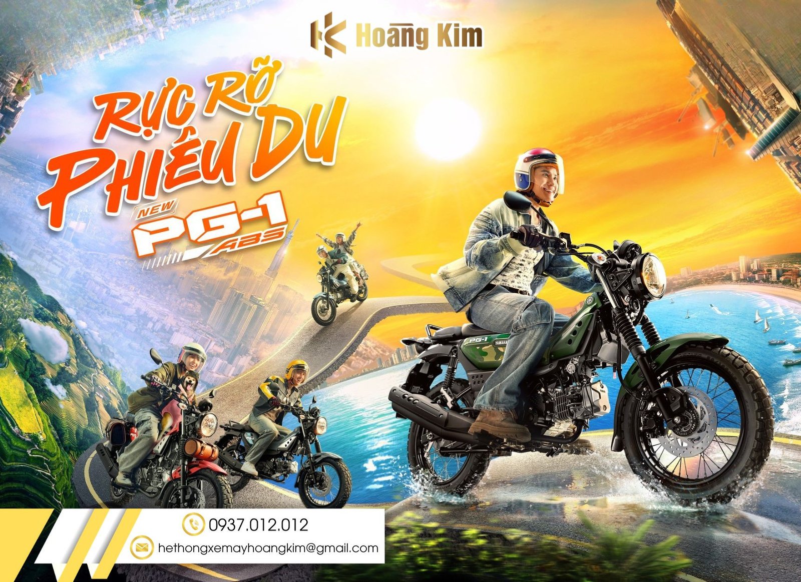 Thiết kế đèn pha và đèn hậu thẩm mỹ của Yamaha PG1