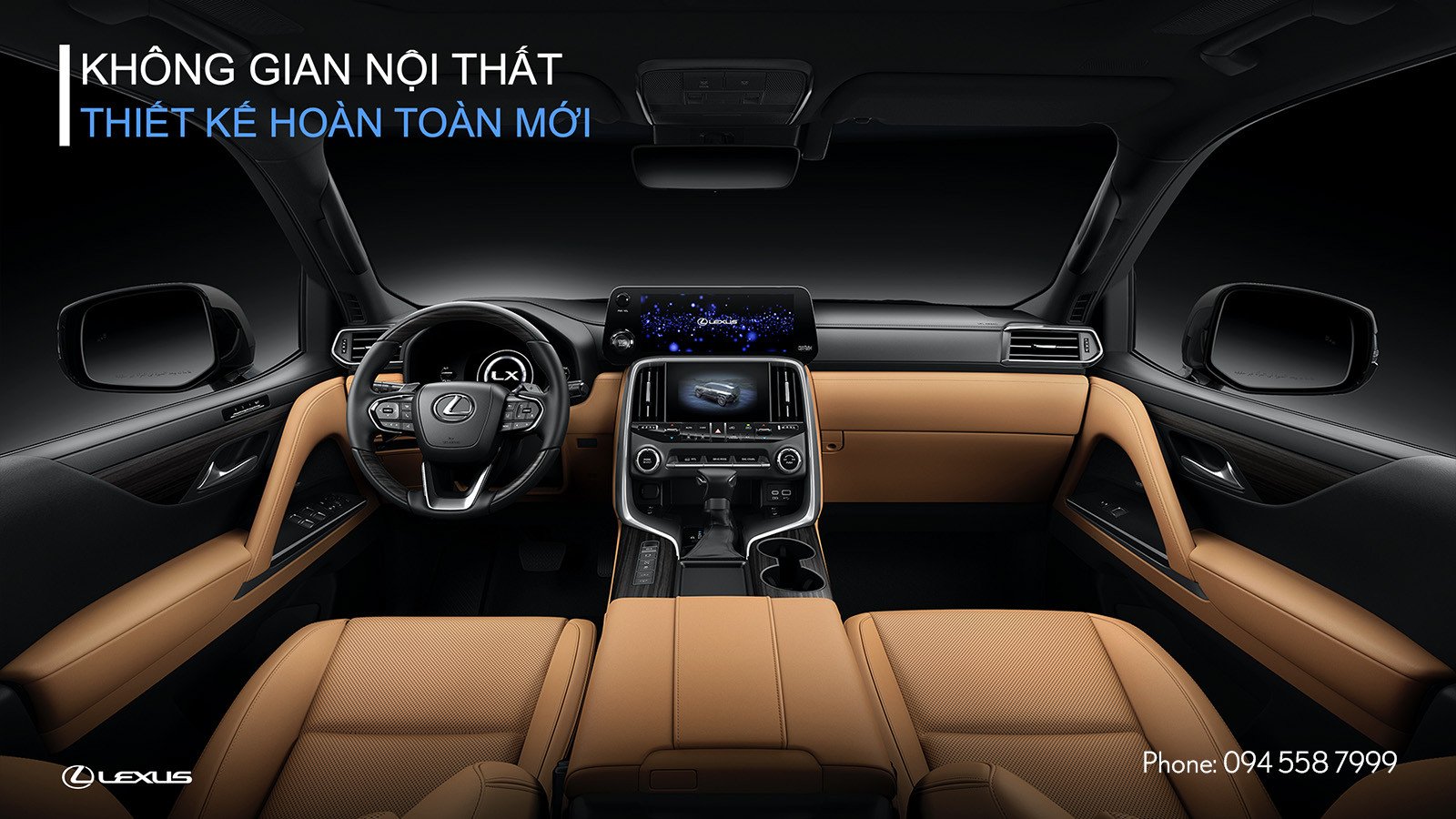 Thiết kế khoang nội thất xe LExus LX 600