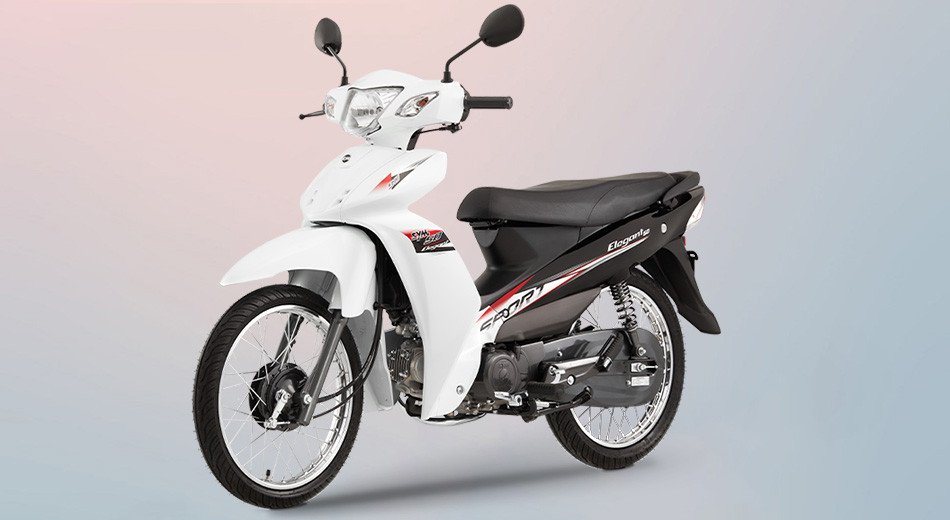 Thiết kế mạnh mẽ của xe số SYM Elegant 50cc