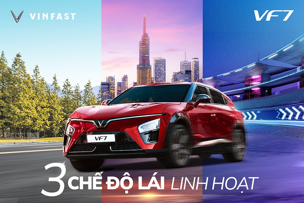 Thiết kế mạnh mẽ và khả năng vận hành của VF7