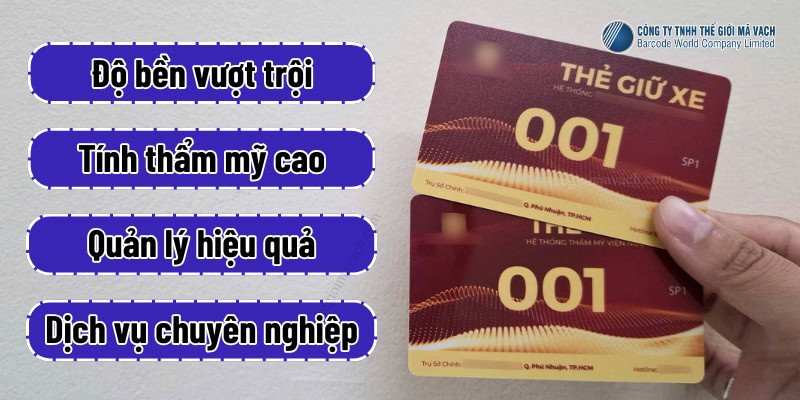 Thiết kế mẫu thẻ giữ xe máy chuyên nghiệp cho bãi xe