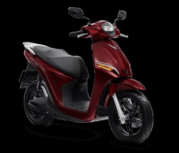 Thiết kế xe máy điện VinFast Feliz S màu đỏ