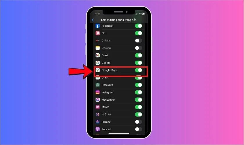 Thiết lập nền cho Google Maps giúp ứng dụng hoạt động ổn định hơn