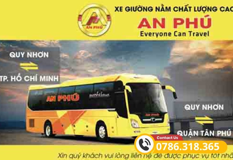 Thông tin liên hệ và đặt vé xe An Phú Quy Nhơn