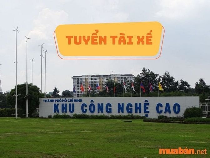 Thông tin tuyển tài xế khu công nghệ cao Quận 9 T11/2025