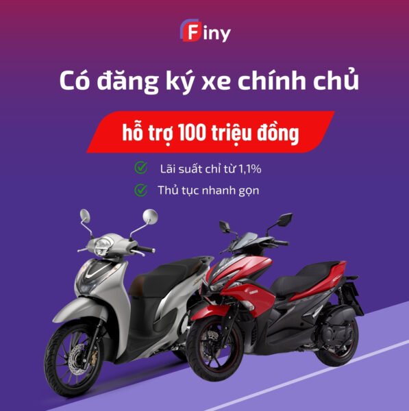 Thủ tục vay tiền nhanh chóng bằng cách thế chấp giấy tờ xe máy