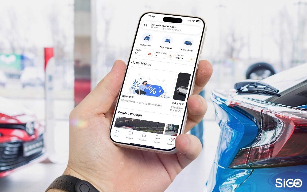 Thuê xe tự lái trên ứng dụng hiện đại giúp tiết kiệm thời gian và chi phí
