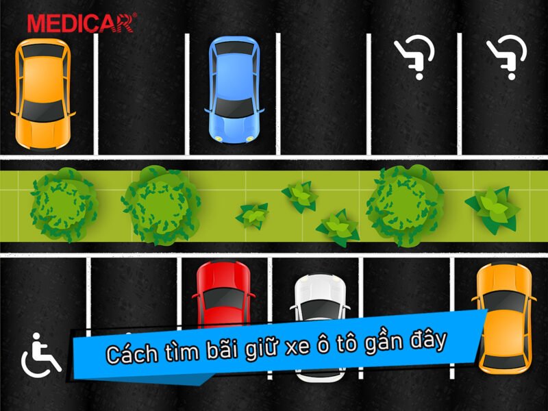 Tìm kiếm bãi đỗ xe gần đây bằng Google Maps