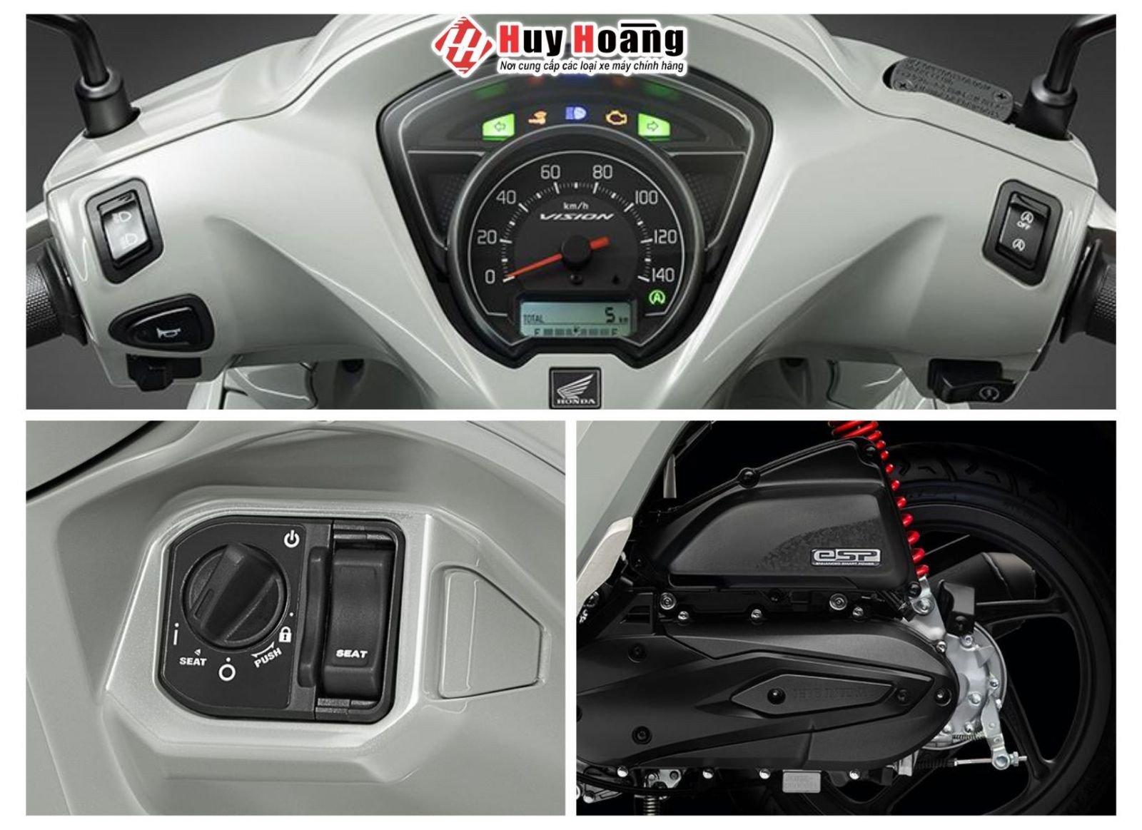 Tính năng và công nghệ hiện đại xe vision thể thao