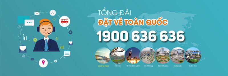 Tống đài hỗ trợ khách hàng của nhà xe
