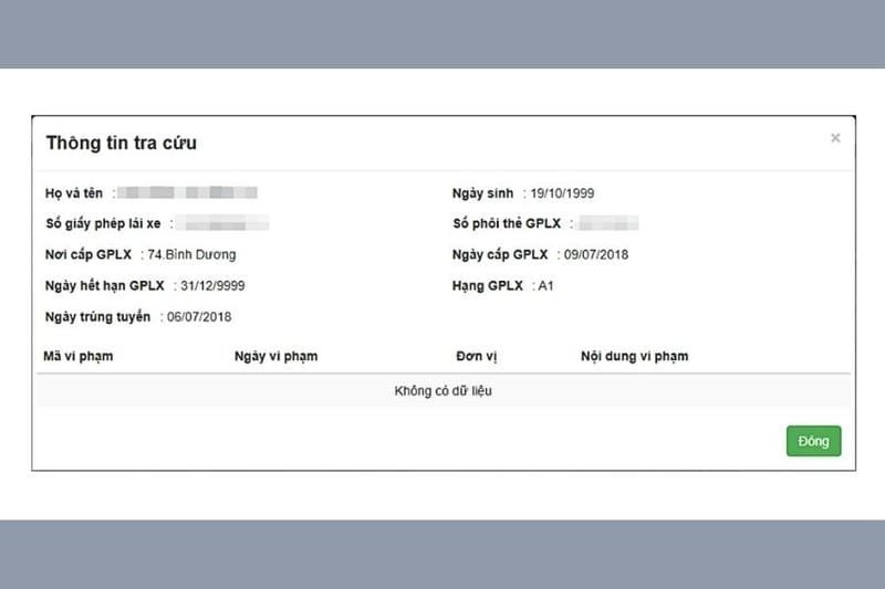 Hướng dẫn tra cứu giấy phép lái xe theo tên chính xác tra cứu giấy phép lái xe theo tên