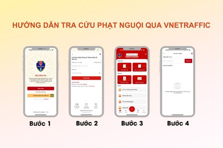 Tra cứu thông tin phạt nguội xe máy chi tiết trên ứng dụng VNeTraffic