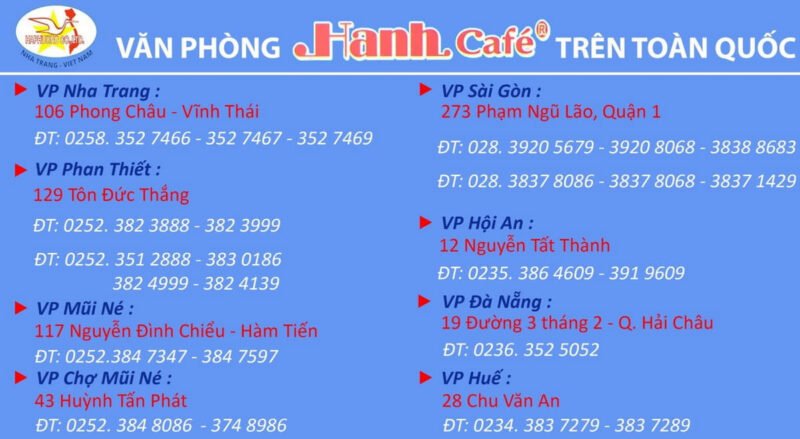 Văn phòng &amp; số điện thoại hotline đặt vé online