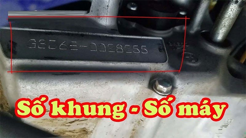 Vị trí quan trọng của số khung trên khung xe ô tô
