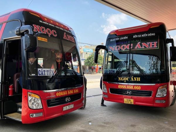 xe Ngọc Ánh - Cát Tiên đi Sài Gòn