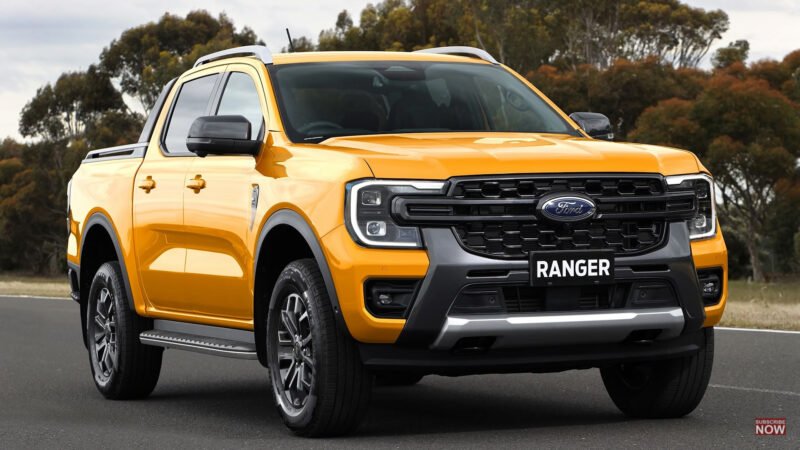 Xe bán tải Ford Ranger với thiết kế mạnh mẽ và hiện đại