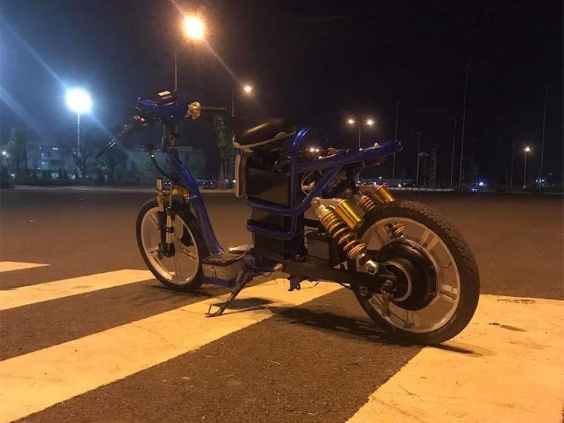 Xe đạp điện Pega độ phong cách cổ điển