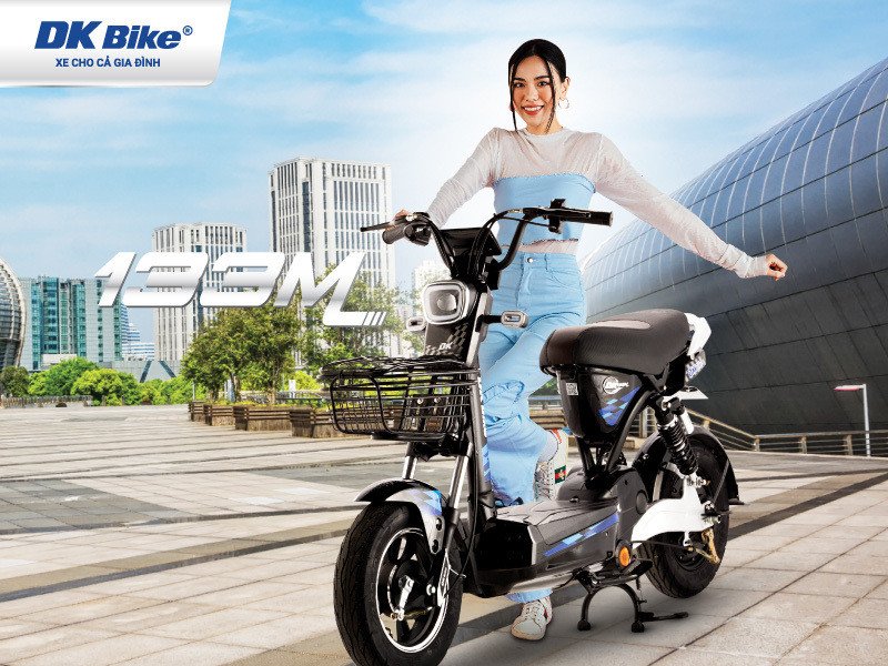Xe đạp điện Xmen M133 với thiết kế chắc chắn