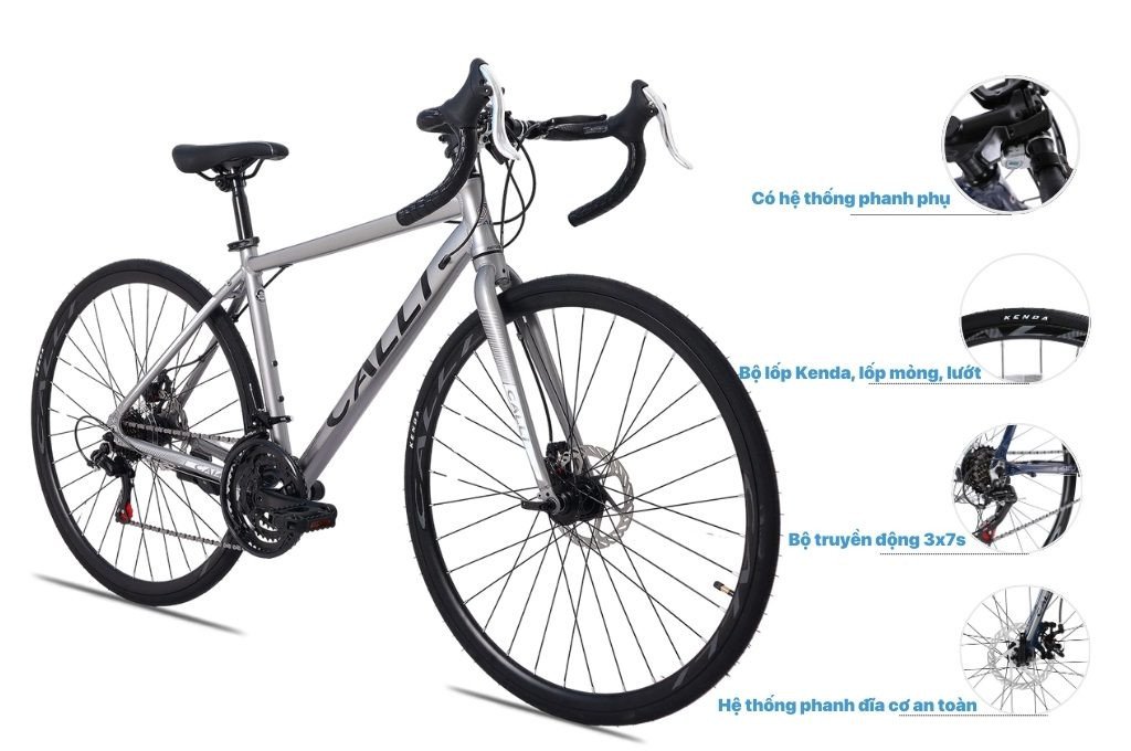 Xe Đạp thể thao cho nam mẫu xe đua Calli R2.0 dễ sử dụng