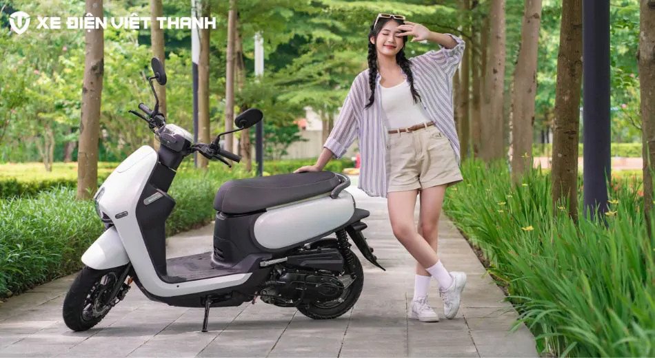 Xe ga 50cc SYM Priti với thiết kế trẻ trung và hiện đại