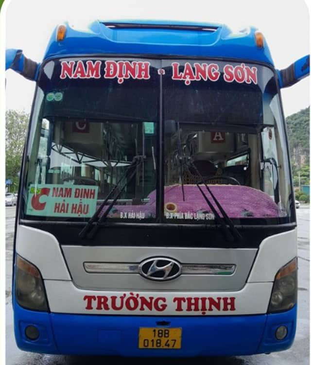 Xe giường nằm của Trường Thịnh trên đường đi Lạng Sơn