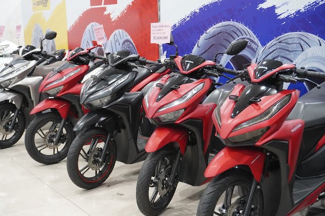Xe Honda Vario 150 nhập khẩu với thiết kế thể thao