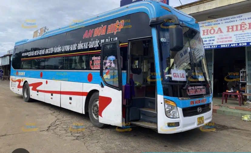 Xe khách An Hòa Hiệp với thiết kế hiện đại