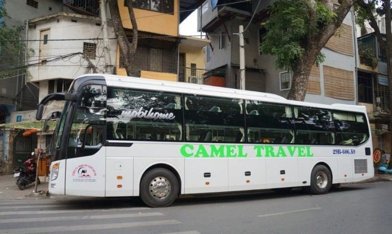 Xe khách Camel Travel giá vé ưu đãi cho khách di chuyển giữa Hà Nội và Quảng Nam