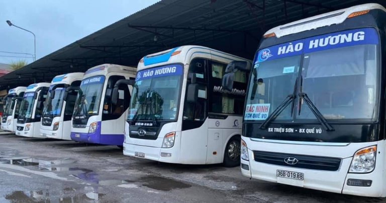 Xe khách giường nằm Hào Hương tuyến Hải Phòng - Thanh Hóa tiện nghi, khoang hành lý rộng
