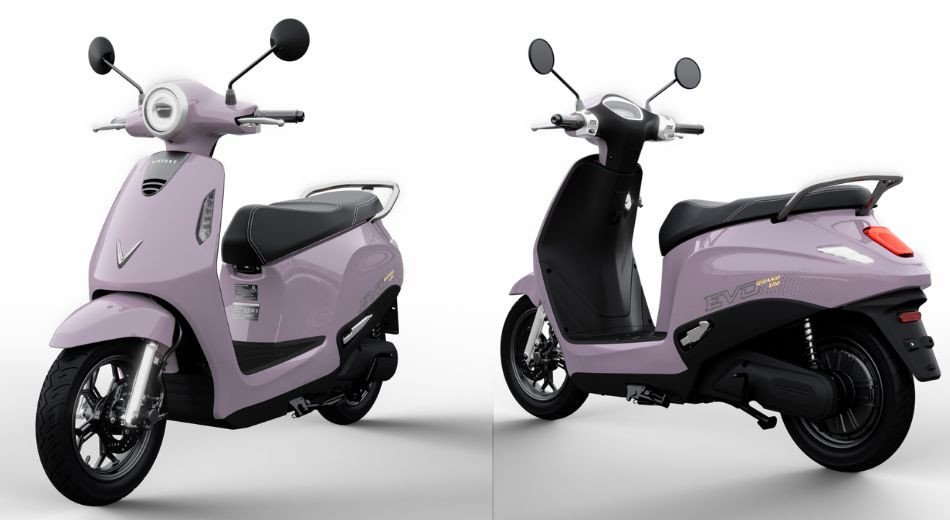 Xe máy điện VinFast Evo Grand Lite với thiết kế hiện đại