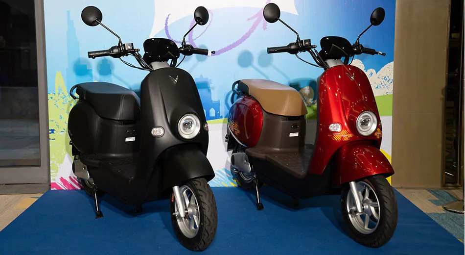 Xe máy điện VinFast Motio với thiết kế hiện đại cho học sinh