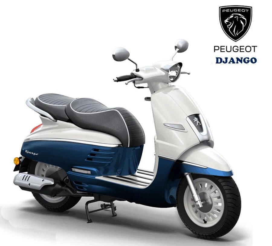 Xe máy Peugeot Django với thiết kế cổ điển và hiện đại