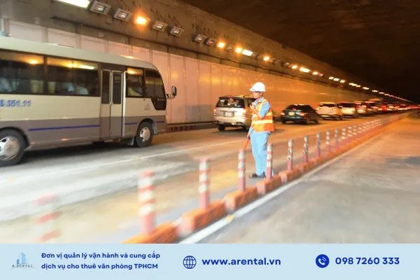 Xe ô tô và xe khách lưu thông tự do 24/24 qua hầm Thủ Thiêm