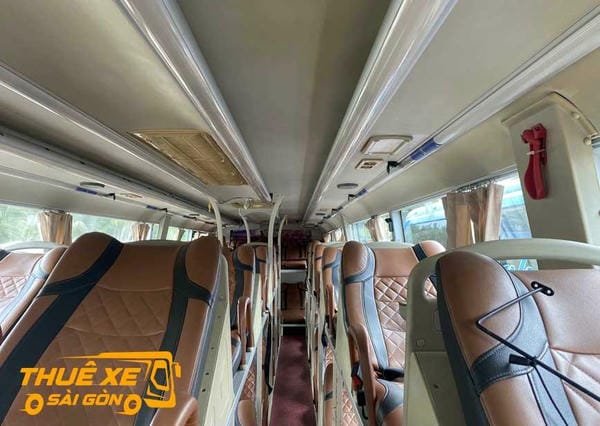 Số Điện Thoại Xe Mười Lâm Gò Công Cần Biết nội thất xe khách Mười Lâm tuyến Gò Công đi Sài Gòn