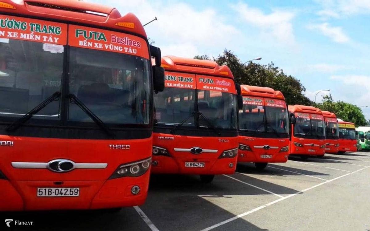 sơ đồ lộ trình xe buýt 603 phương trang qua các điểm dừng chính