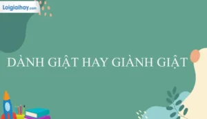 Giành Giật Hay Dành Giật: So Sánh Chi Tiết Ý Nghĩa Và Cách Dùng