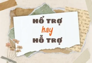 Hỗ Trợ Hay Hỗ Trợ: Phân Biệt Và Cách Dùng Đúng