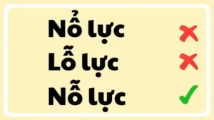 Nổ Lực Hay Nỗ Lực? Phân Tích Sự Khác Biệt Và Cách Dùng Đúng Ngữ Cảnh