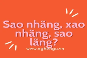 Sao Nhãng Hay Xao Nhãng: Phân Tích Và So Sánh Chi Tiết