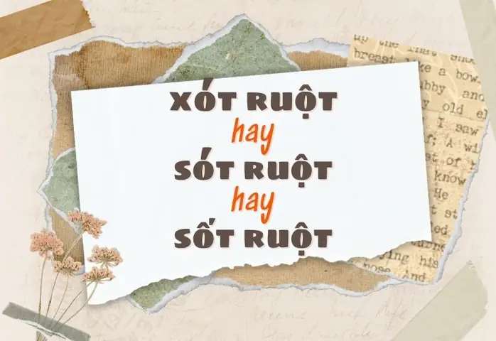 Xót Ruột Hay Sót Ruột: Đâu Là Cách Viết Đúng Và Ý Nghĩa?