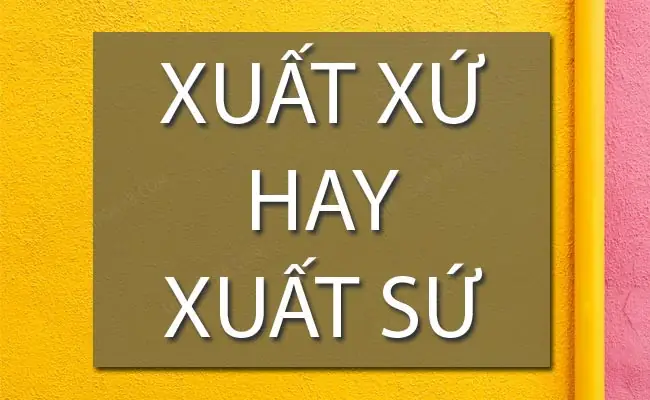 Xuất Xứ Hay Xuất Sứ: So Sánh Chi Tiết Và Khuyến Nghị Xuất Xứ Hay Xuất Sứ: So Sánh Chi Tiết Và Khuyến Nghị