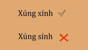 Xúng Xính Hay Súng Sính? Phân Tích Từ Đúng Và Cách Dùng