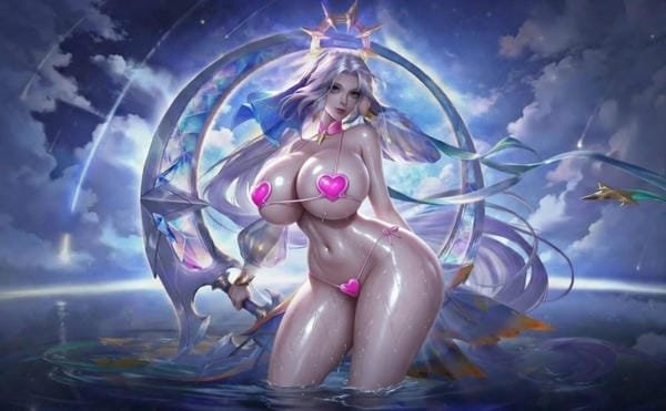 Ảnh Liên Quân R34 footjob chân đẹp quyến rũ